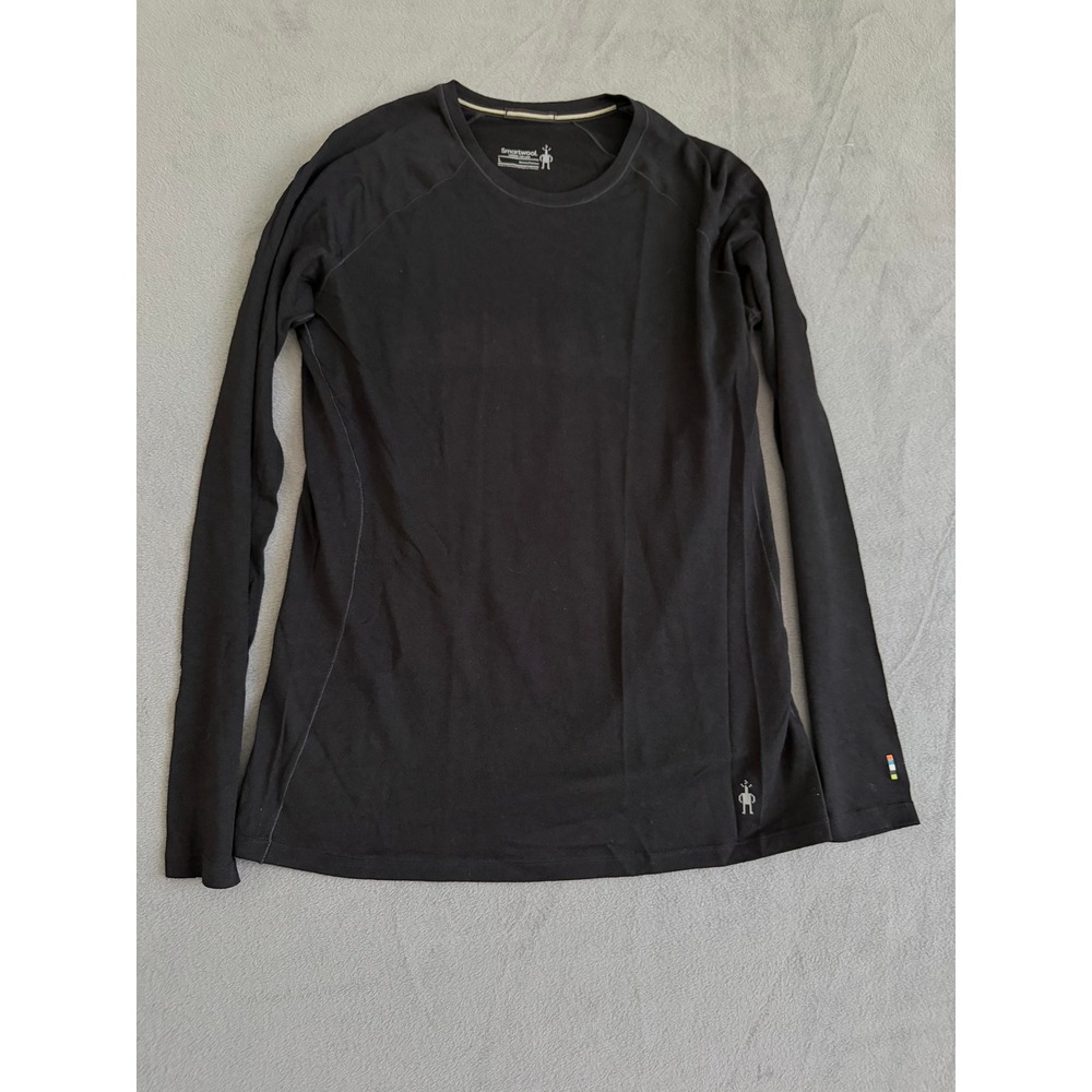 Smartwool Merino 150 Lace Long Sleeve Base Layer Top Black Women Large